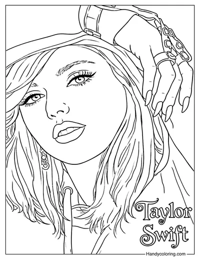 Taylor Swift Color Page