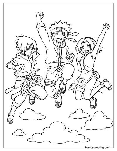 Team 7 Jumping Together