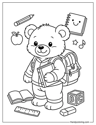 Teddy Bear Back to School