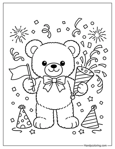 Teddy Bear Independence Day
