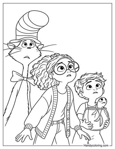 The Cat with Gabby, Sebastian, and the Fish