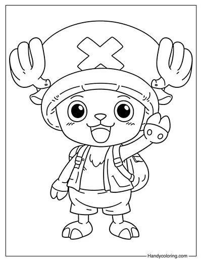 Tony Tony Chopper Waving Hand