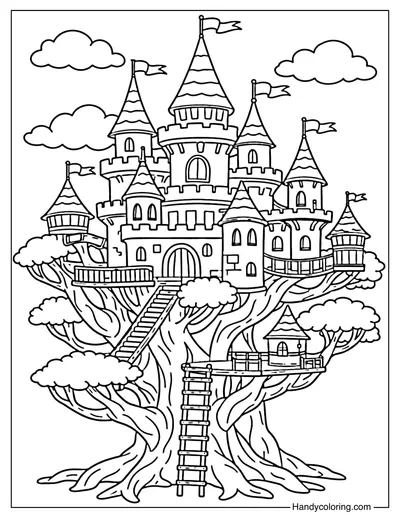 Treehouse Fantasy Castle