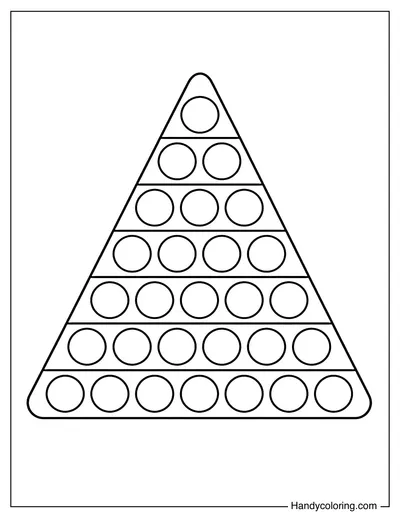 Triangle Shape Pop It