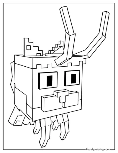 Trippi Troppi Plants vs Brainrots Coloring Page