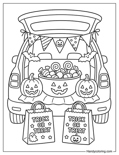 Trunk or Treat Candy Station