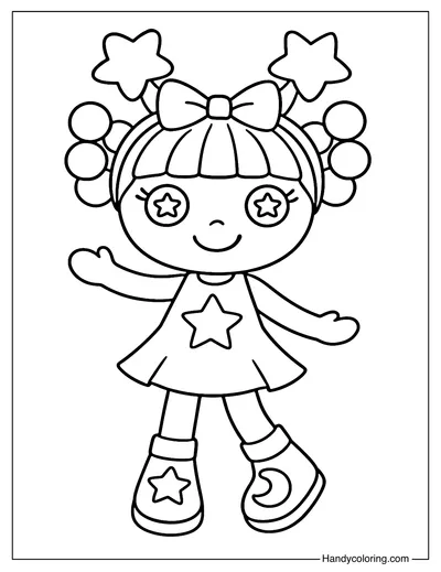 Twinkle Tammy Doll Coloring Page