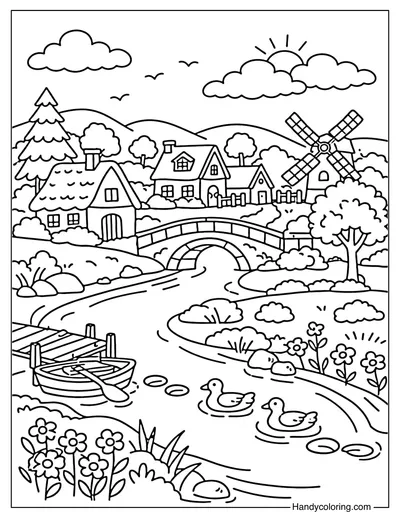 Village by the River