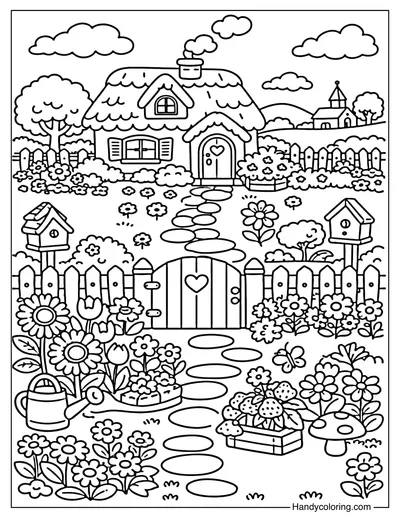 Village Garden Landscape