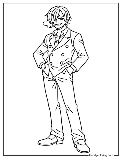 Vinsmoke Sanji Standing Cool Pose