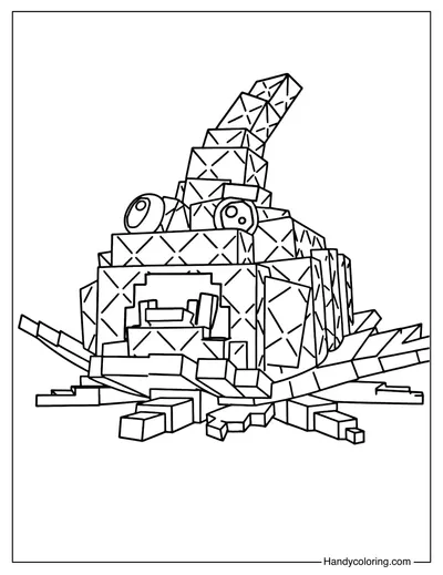 Viola Garlicino Coloring Page Plants vs Brainrots