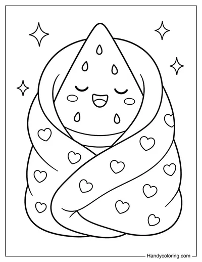 Watermelon Slice in a Blanket