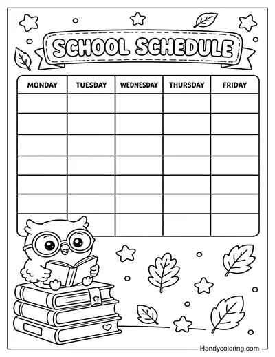 Wise Owl School Schedule