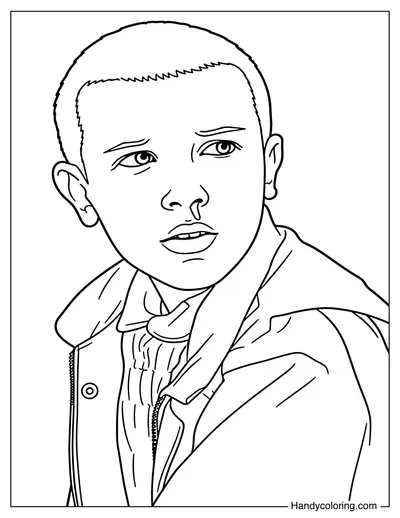 Young Eleven with Shaved Head