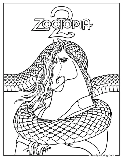 Zootopia 2 Coloring Page Mayor Winddancer