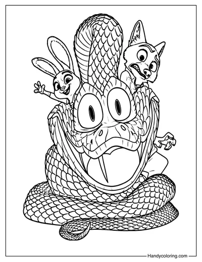 Zootopia 2 Coloring Page Printale